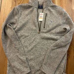 NWT men’s vineyard vines quarter zip sweater